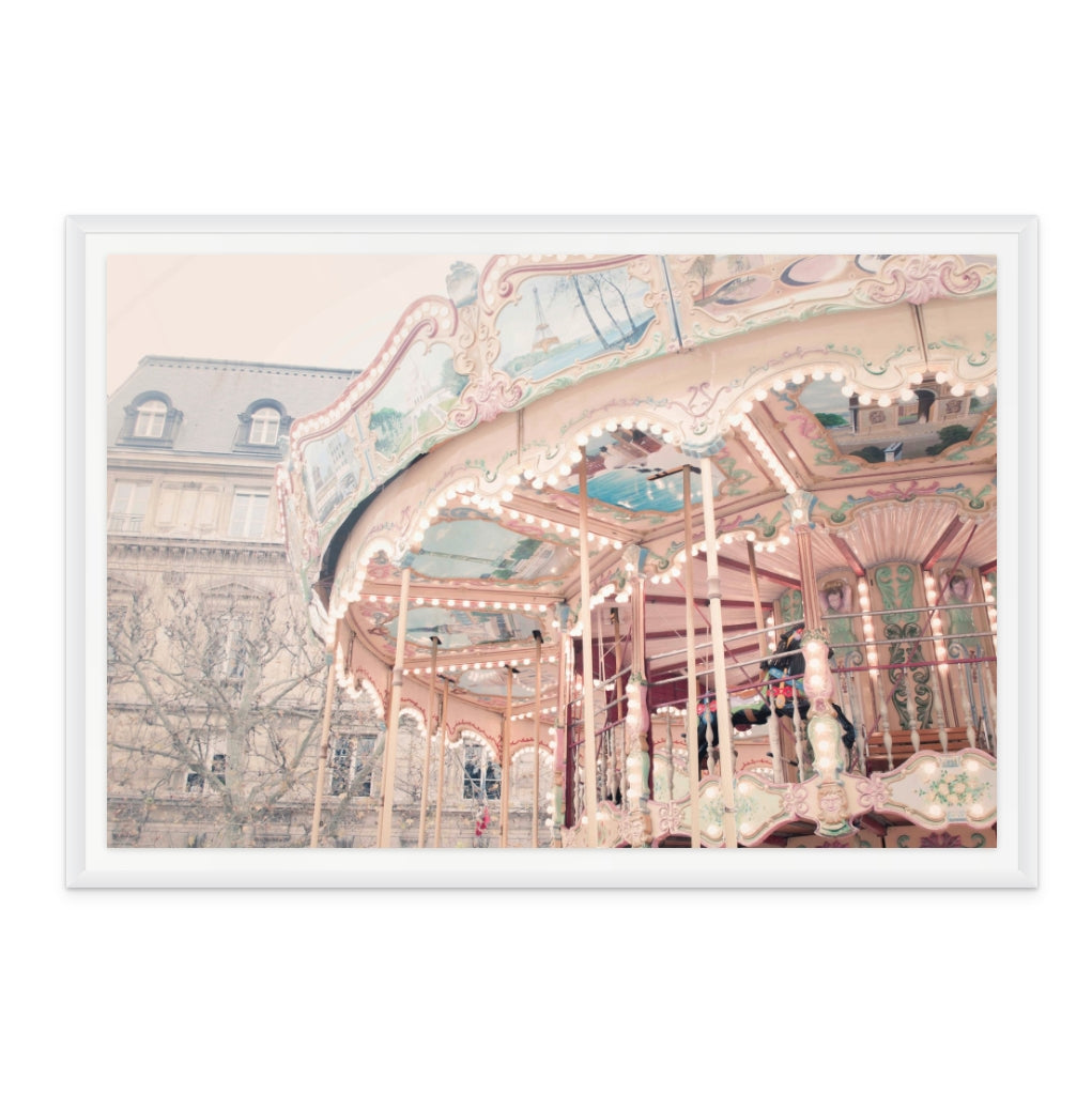 Paris Carousel Art Print