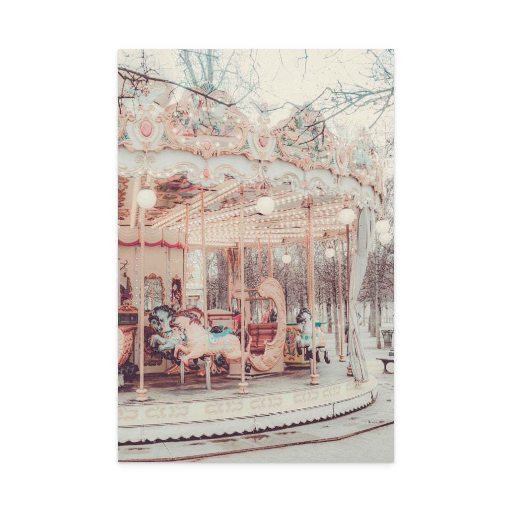 Paris Carousel II Art Print