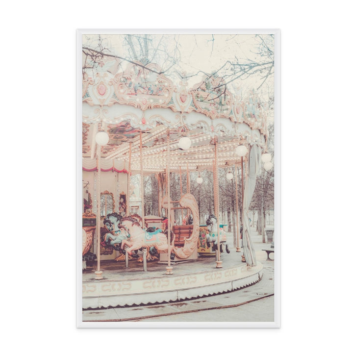 Paris Carousel II Art Print