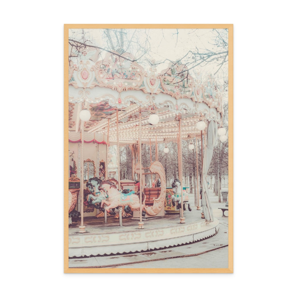 Paris Carousel II Art Print