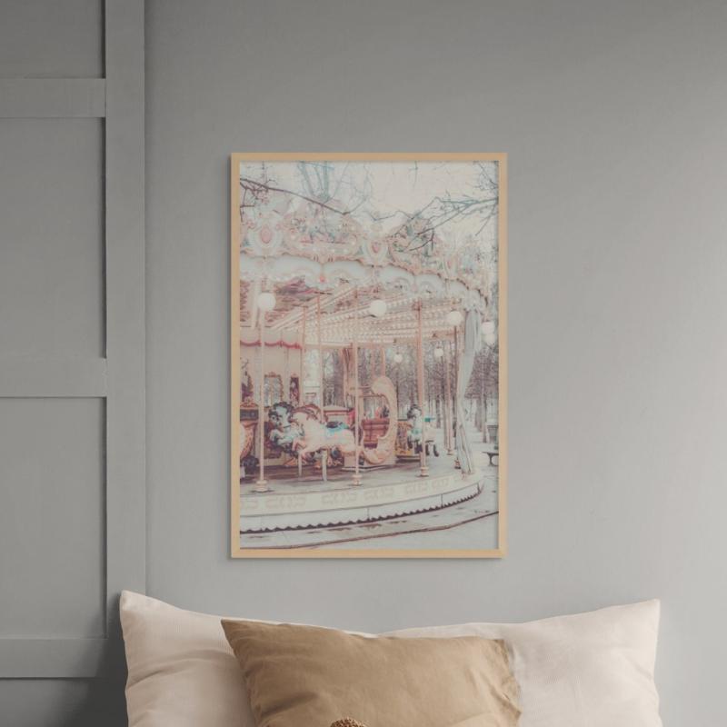 Paris Carousel II Art Print