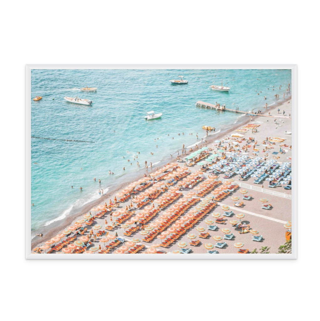 Positano Beach Art Print