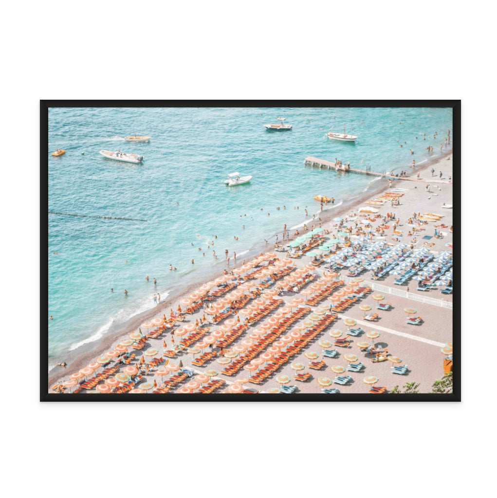 Positano Beach Art Print