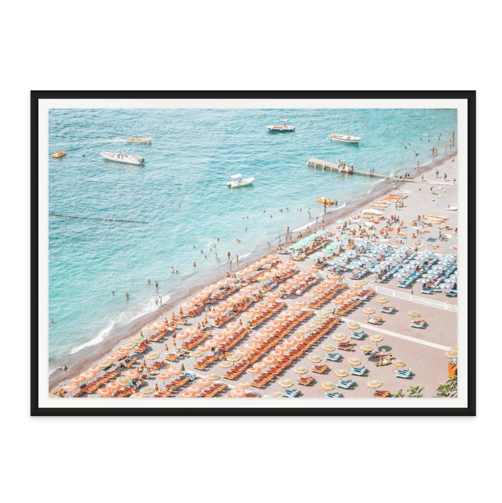 Positano Beach Art Print