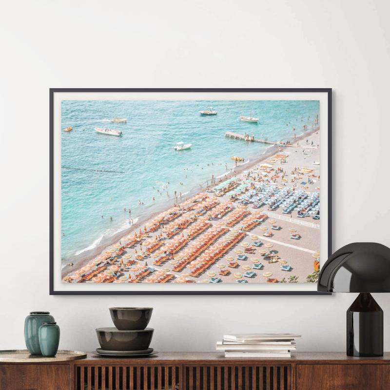 Positano Beach Art Print