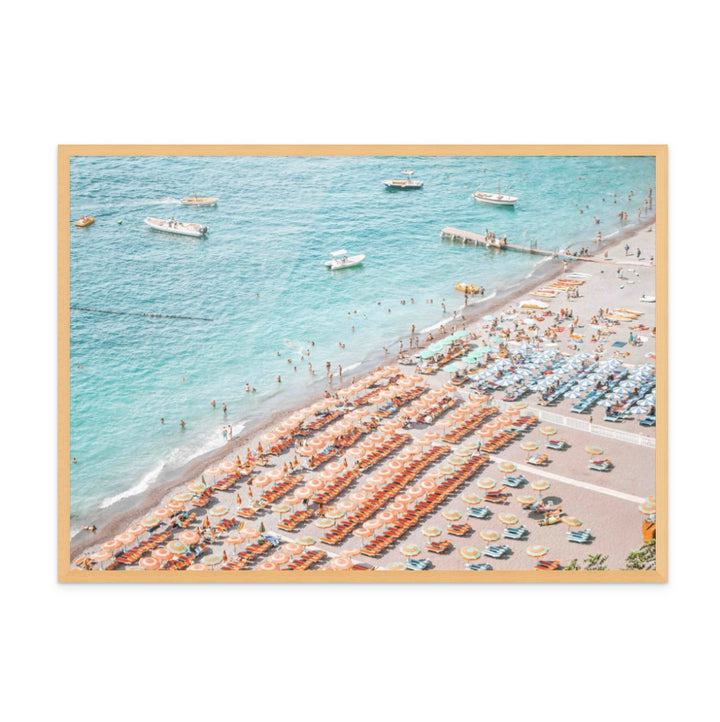 Positano Beach Art Print