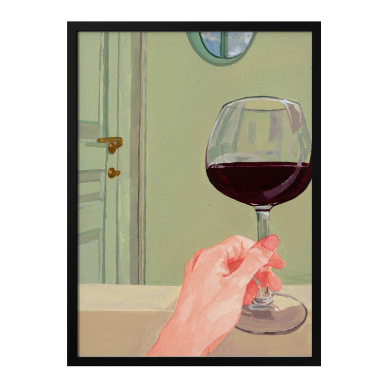 Cuadro "Relaxing Wine Moment"
