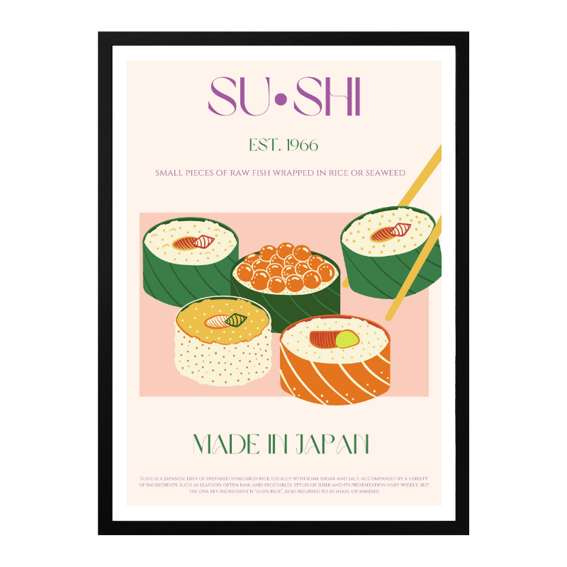 Cuadro "Sushi Delight"