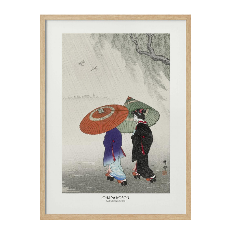 Cuadro "Two Women In The Rain"