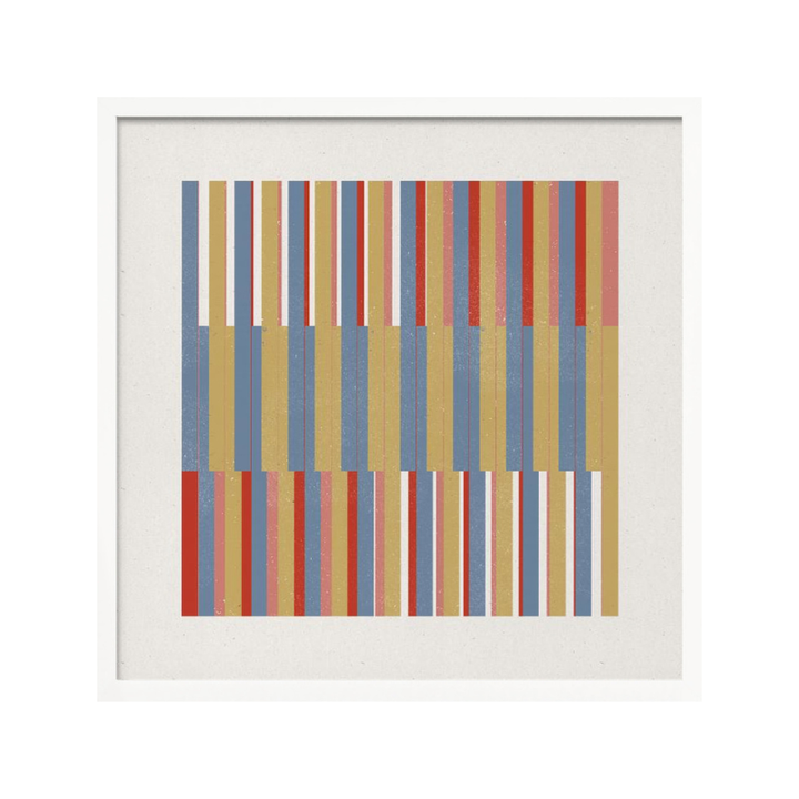 Cuadro "Geometric Color Blocks"