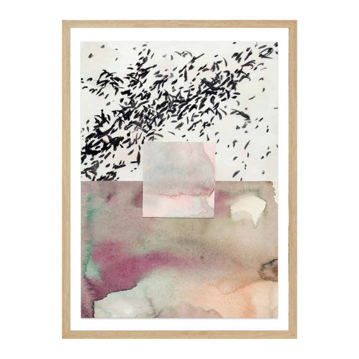 Watercolor abstract composition 7 Art Print