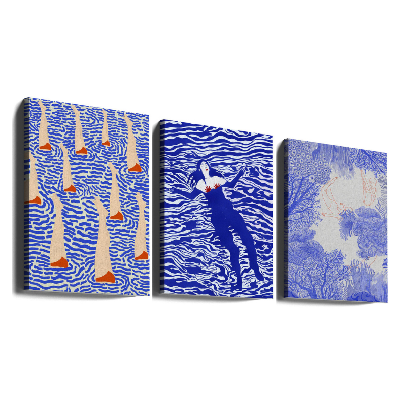 Set de cuadros "Underwater Dreams"