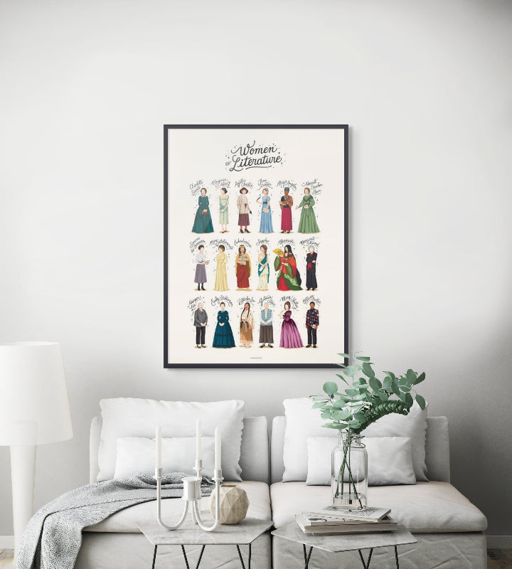 Women of Literature Art Print