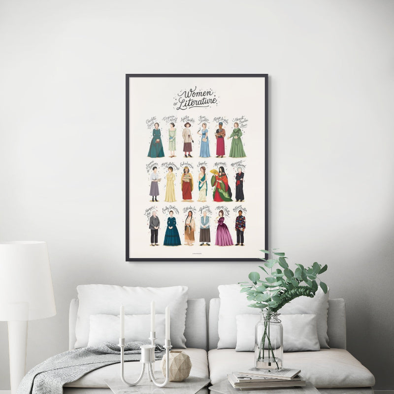 Women of Literature Art Print