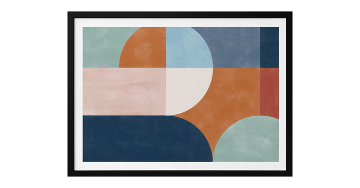 Colorful horizontal Art Print