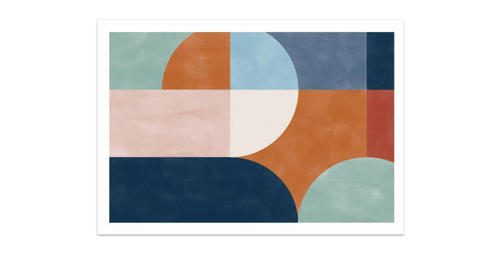 Colorful horizontal Art Print