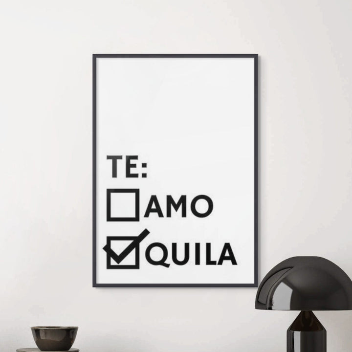 Te-quila Art Print