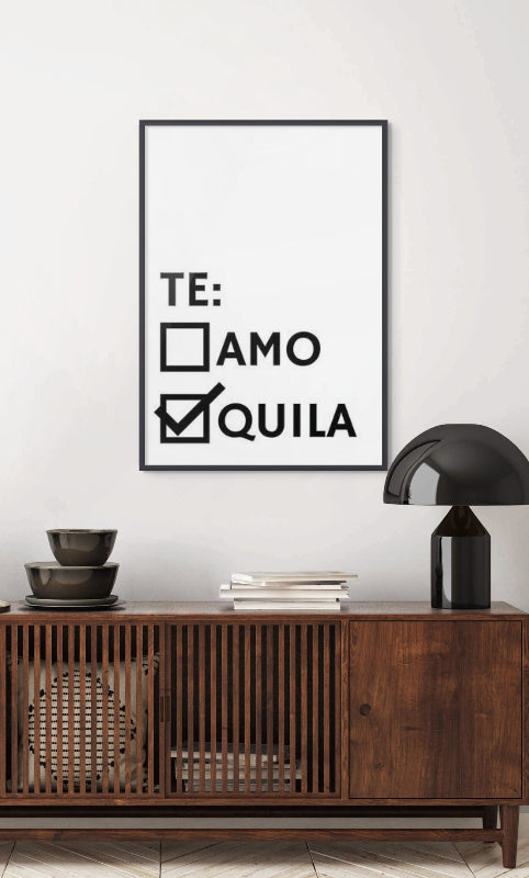 Te-quila Art Print