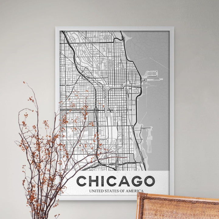 Chicago White Art Print