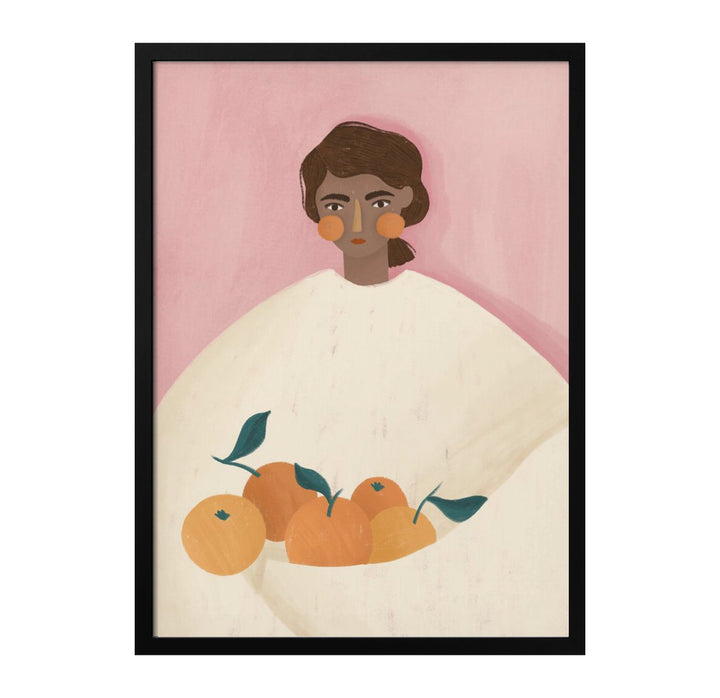 The Woman With the Oranges Art Print