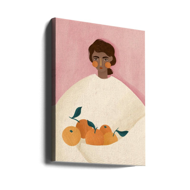 The Woman With the Oranges Art Print