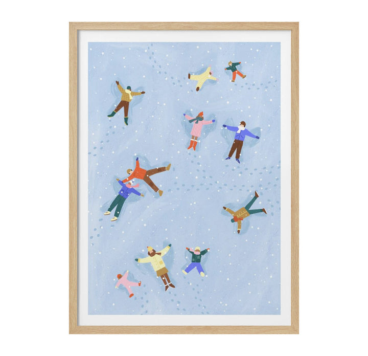 Snow Angels Art Print