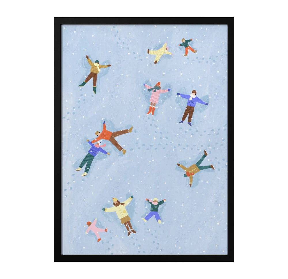 Snow Angels Art Print