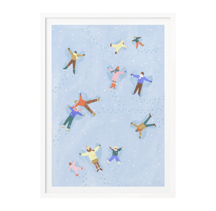 Snow Angels Art Print