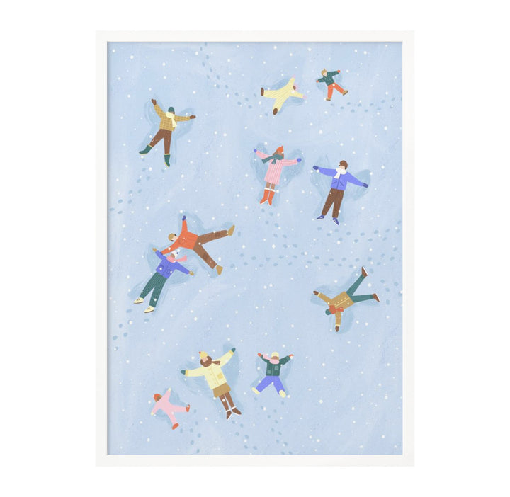 Snow Angels Art Print