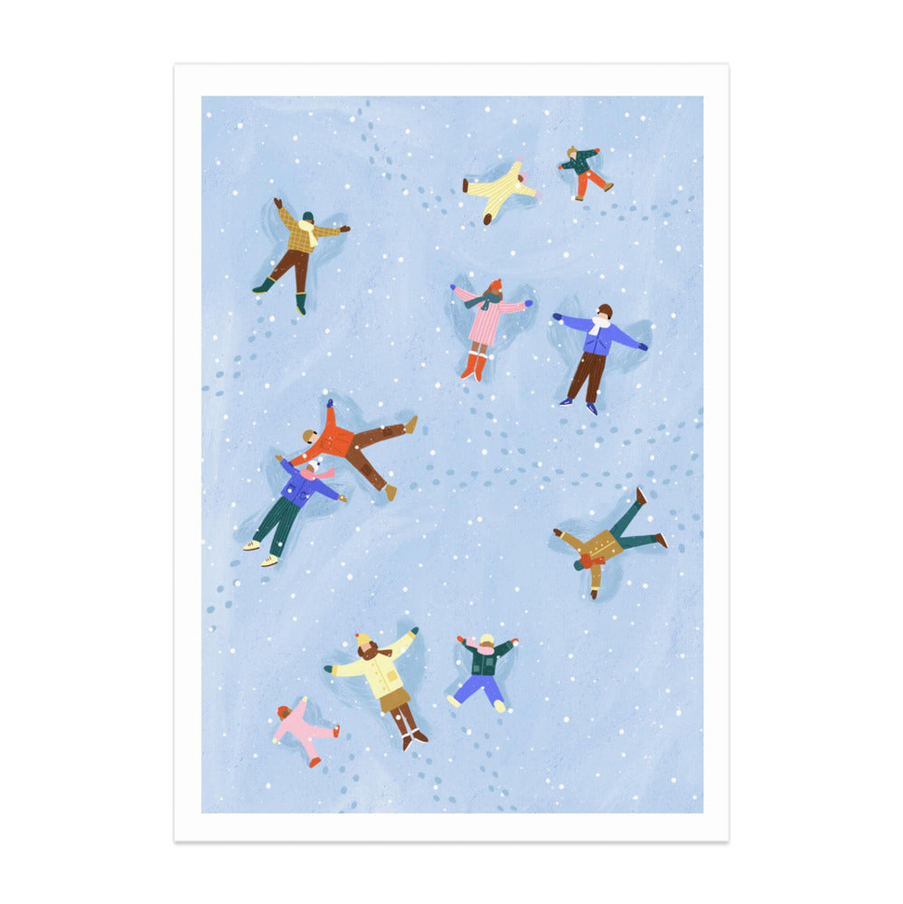 Snow Angels Art Print