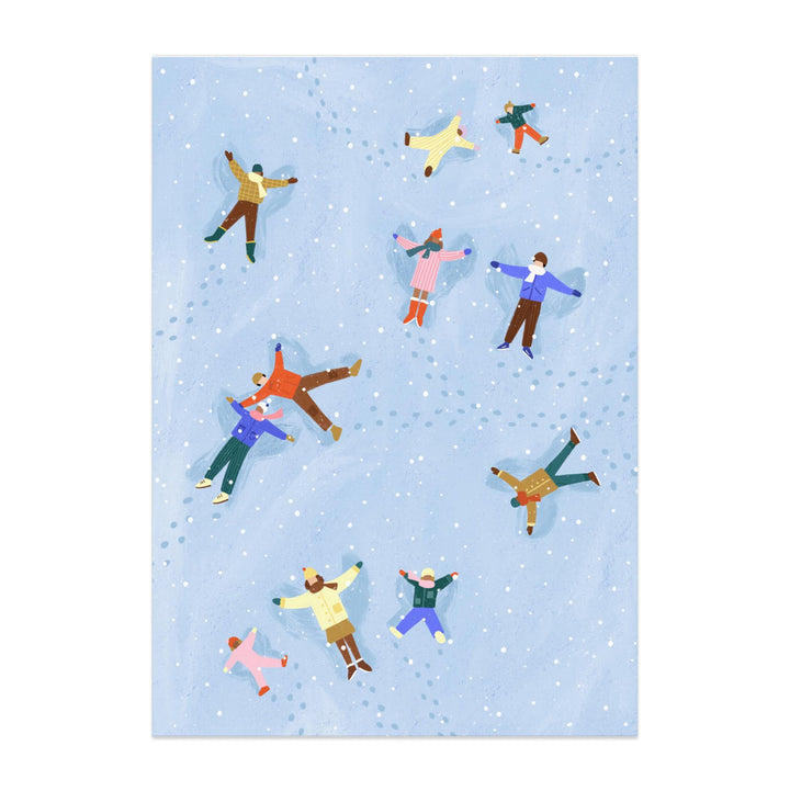 Snow Angels Art Print