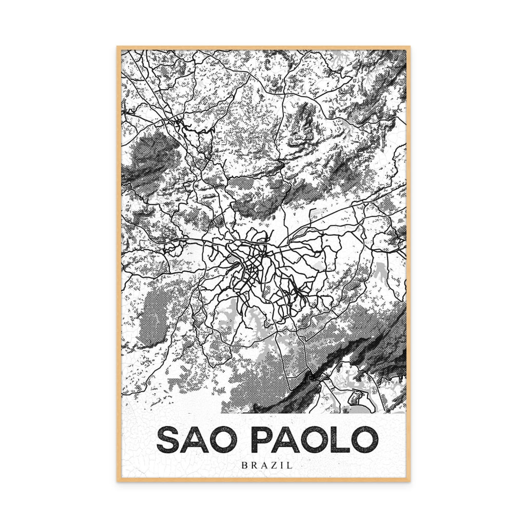 Sao Paolo Art Print