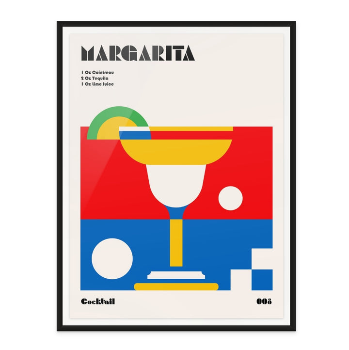 Margarita Bauhaus Cocktail Art Print