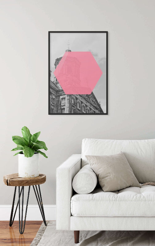 Historic Pink Art Print