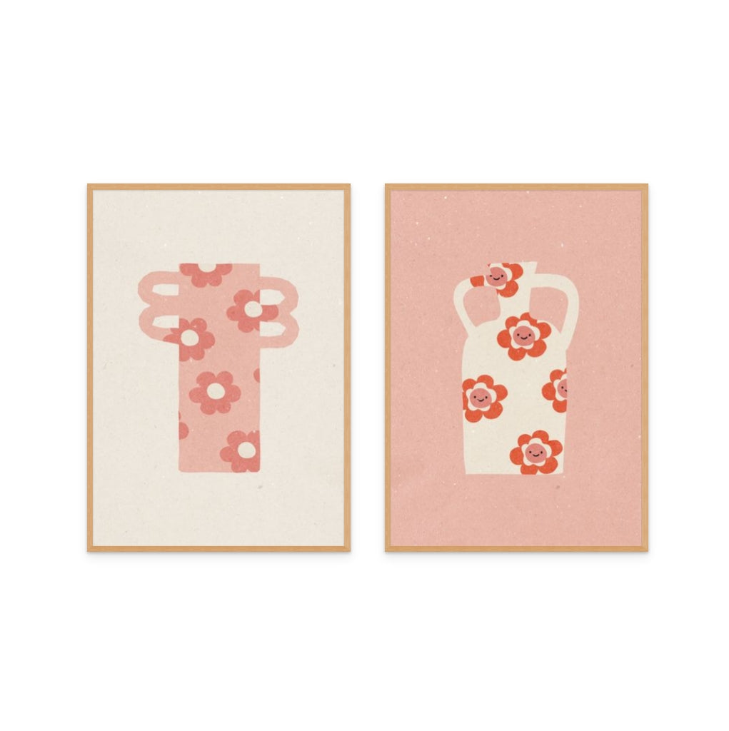 Set "Vases" Art Prints