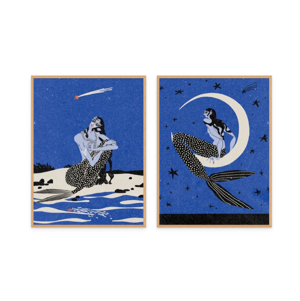 Set "Mermaids" Art Prints