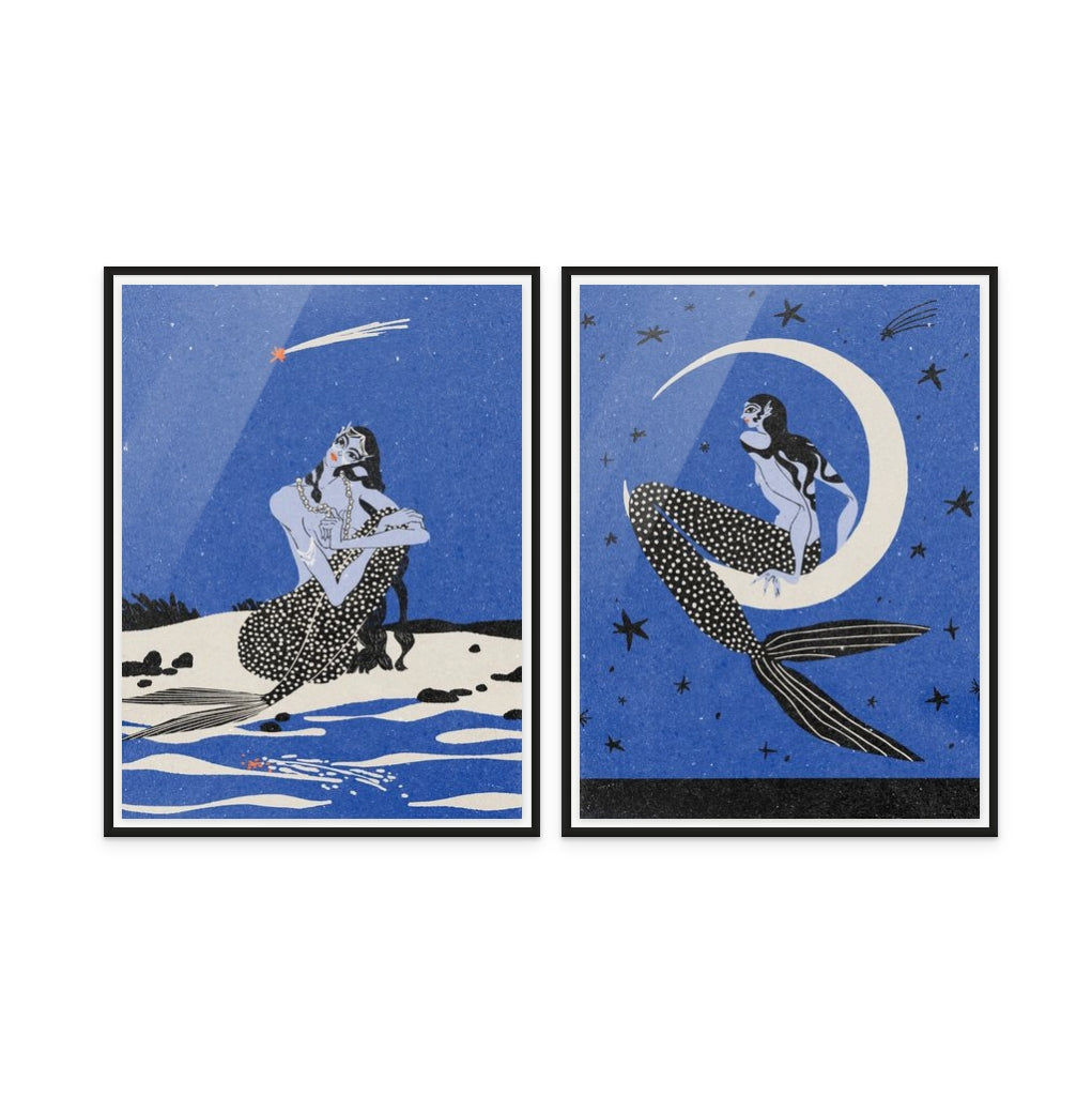 Set "Mermaids" Art Prints