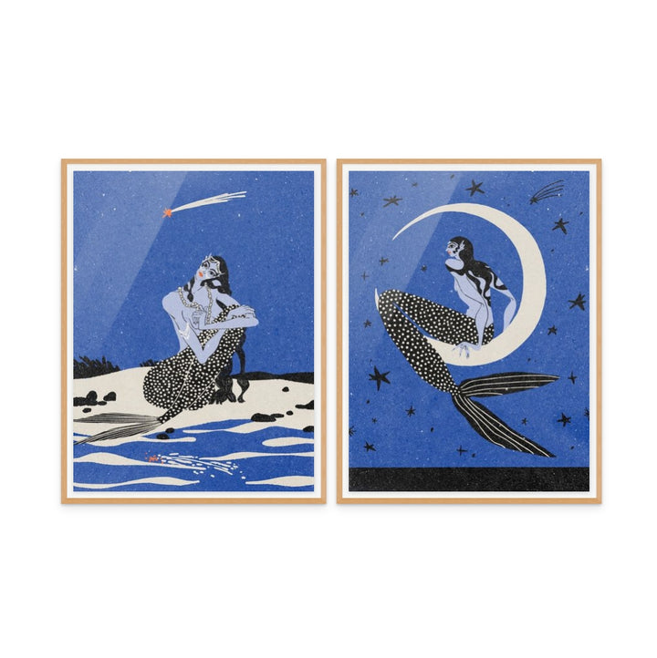 Set "Mermaids" Art Prints