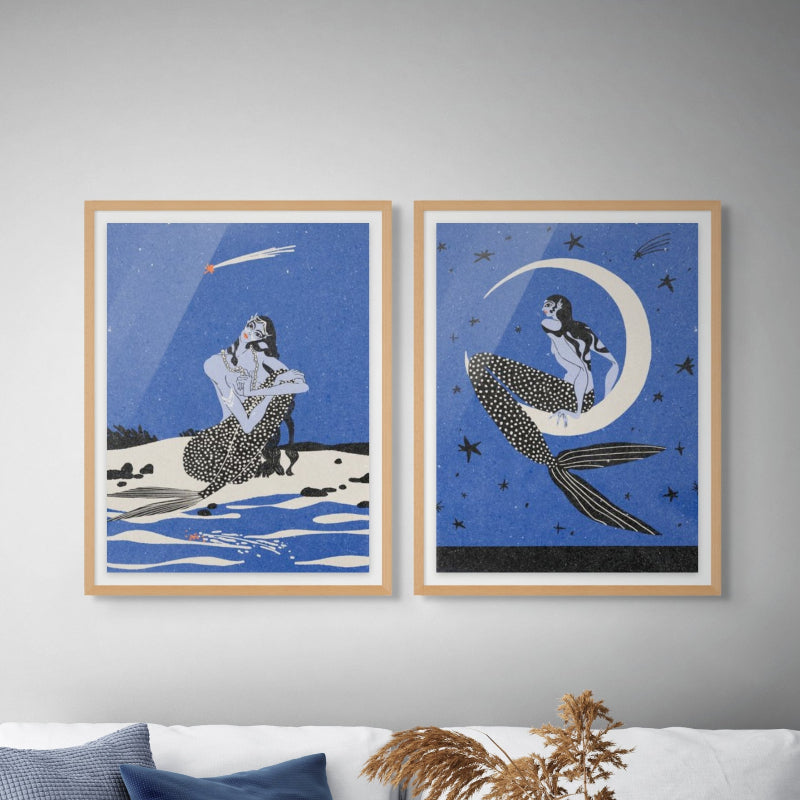 Set "Mermaids" Art Prints