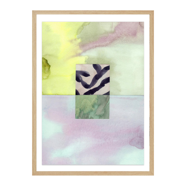 Watercolor abstract composition 8 Art Print