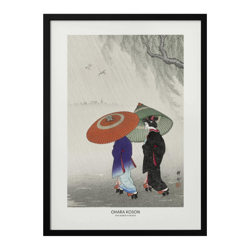 Cuadro "Two Women In The Rain"