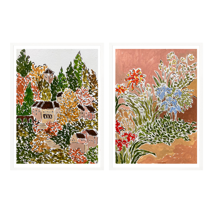 Set de cuadros "Autumn Garden"