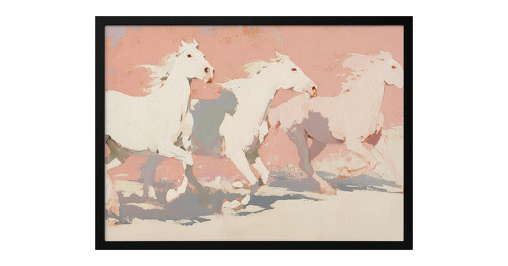 Wild horses Art Print