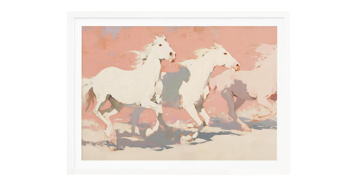 Wild horses Art Print