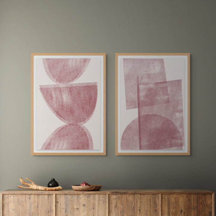 Set "Halftone Duo" Art Prints