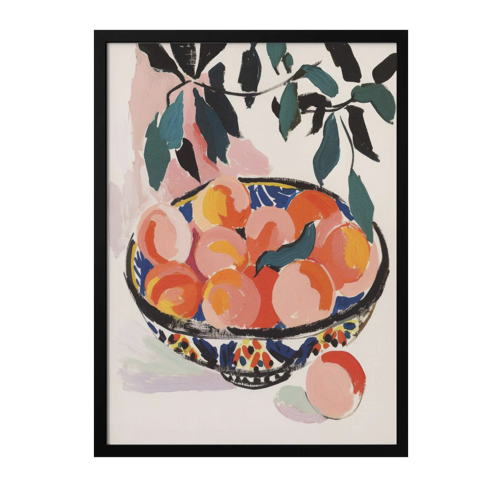 Fresh peaches Art Print