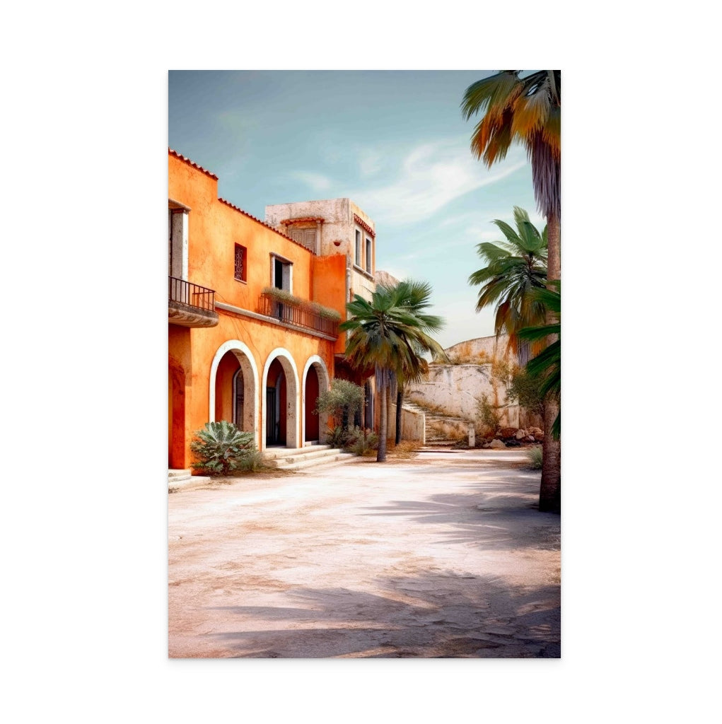 Hacienda mexicana Art Print