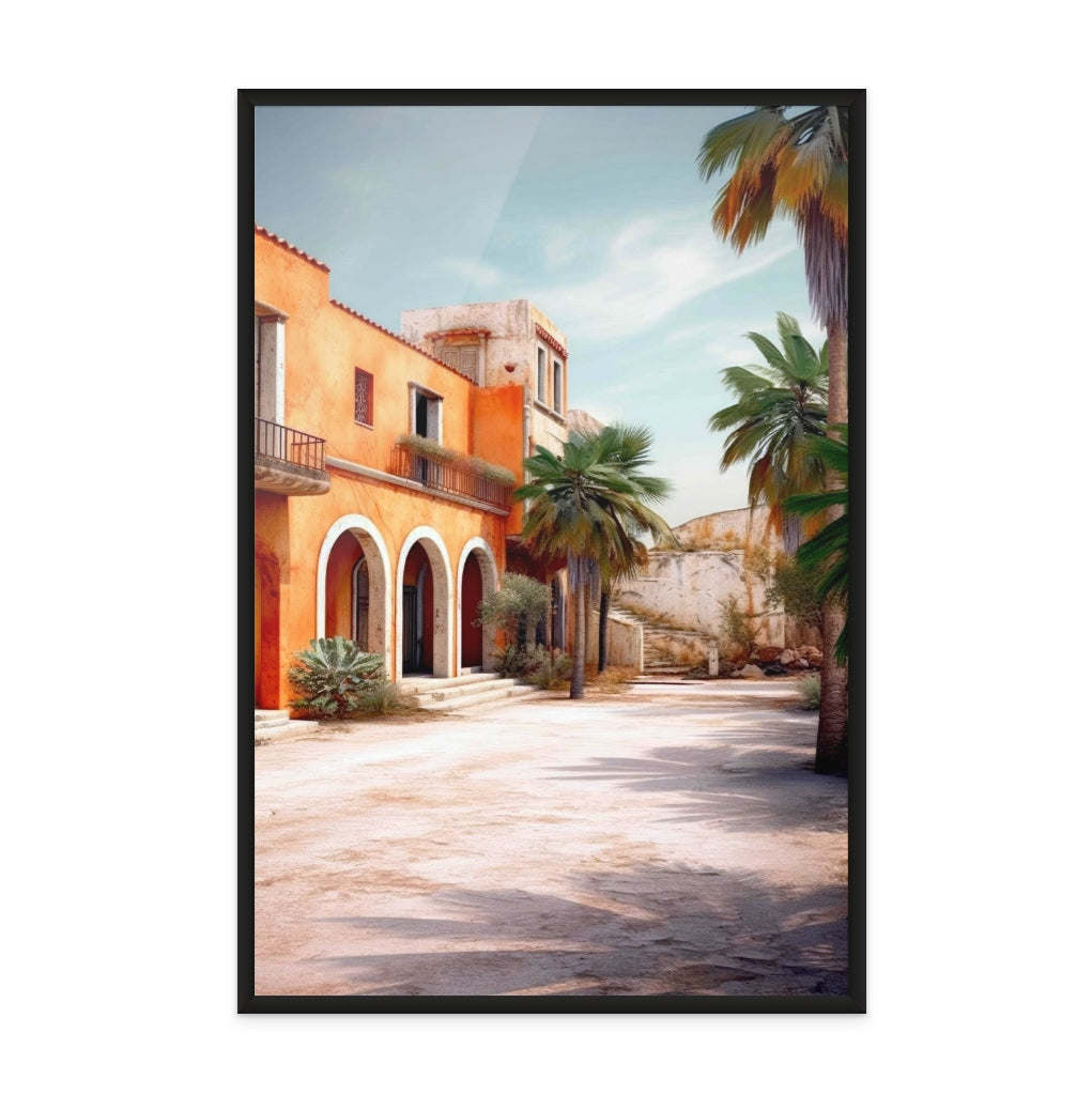 Hacienda mexicana Art Print