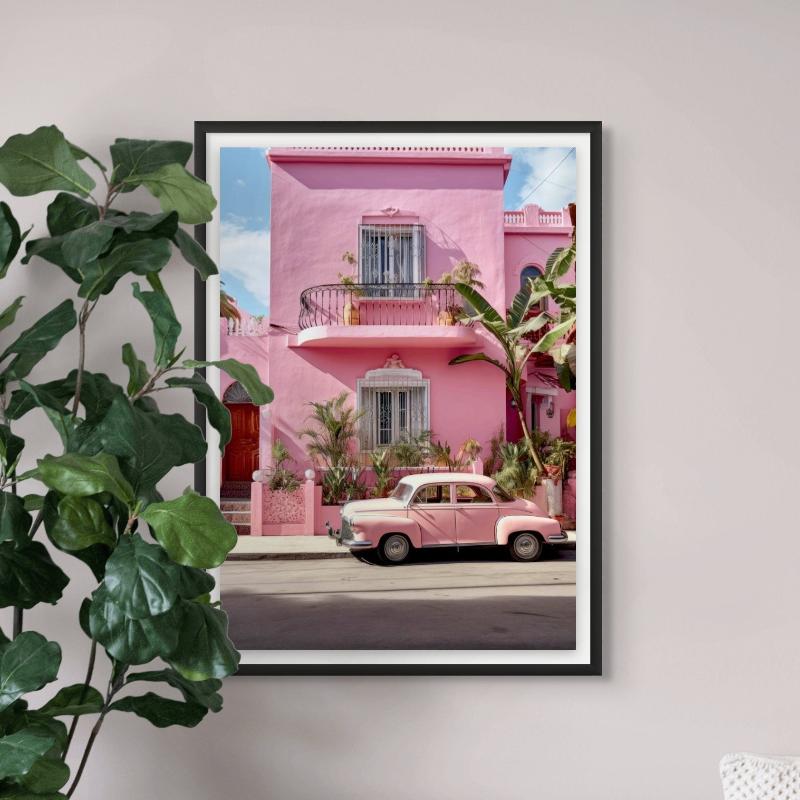 Encanto Rosa en Oaxaca Art Print