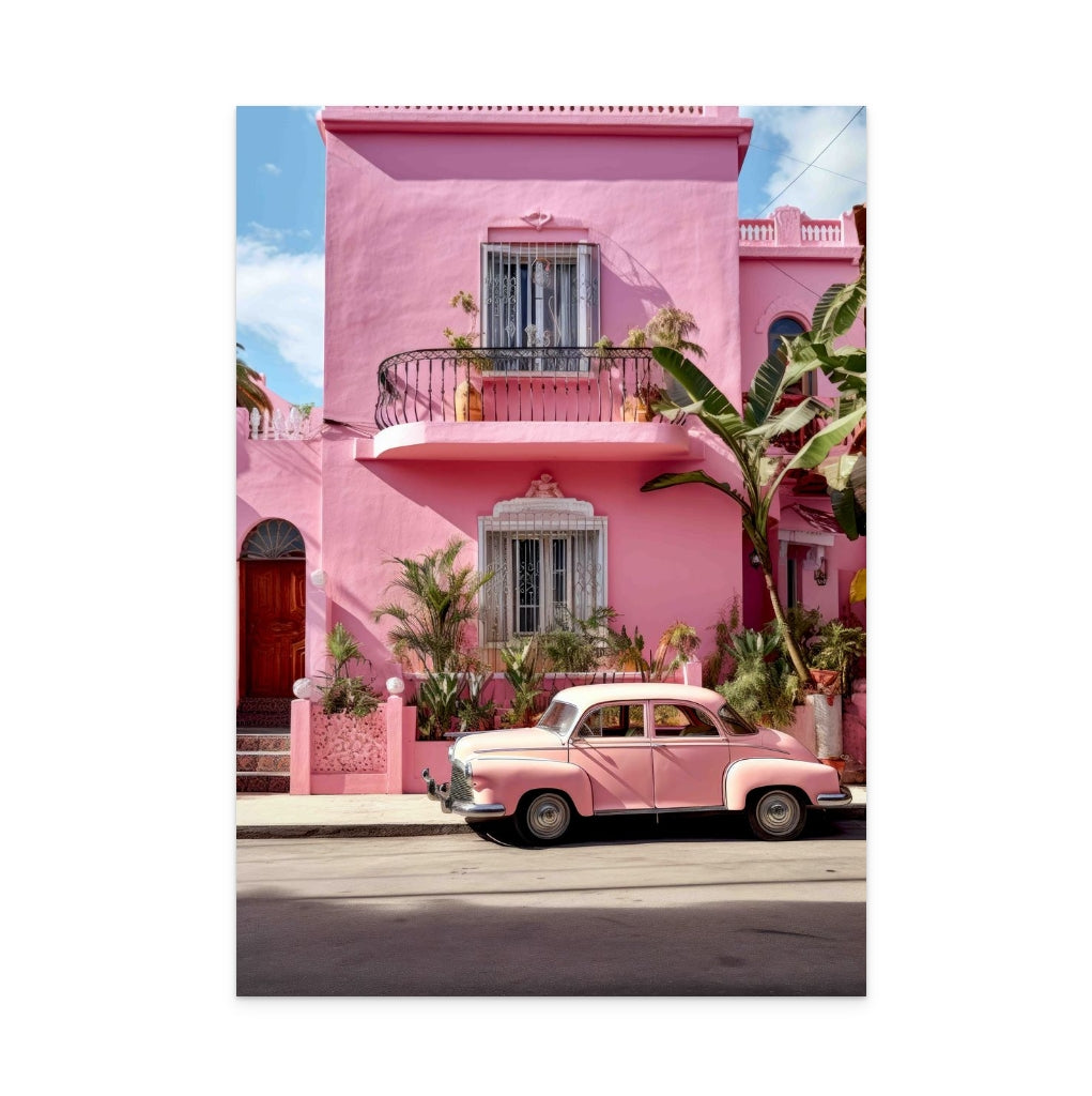 Encanto Rosa en Oaxaca Art Print